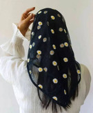 مینی اسکارف بابونه زنانه