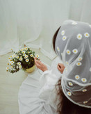 مینی اسکارف بابونه زنانه
