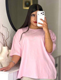 تیشرت باکسی سامر طرح خرگوش زنانه و دخترانه