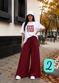 ست تیشرت باکسی و شلوار بگدخترانه