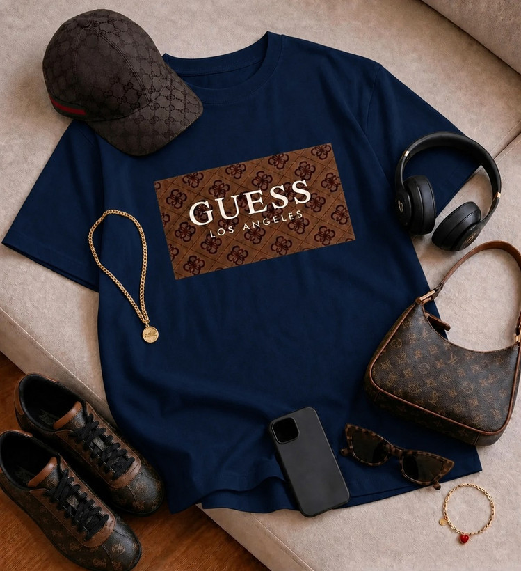 تیشرت سامر طرح guess