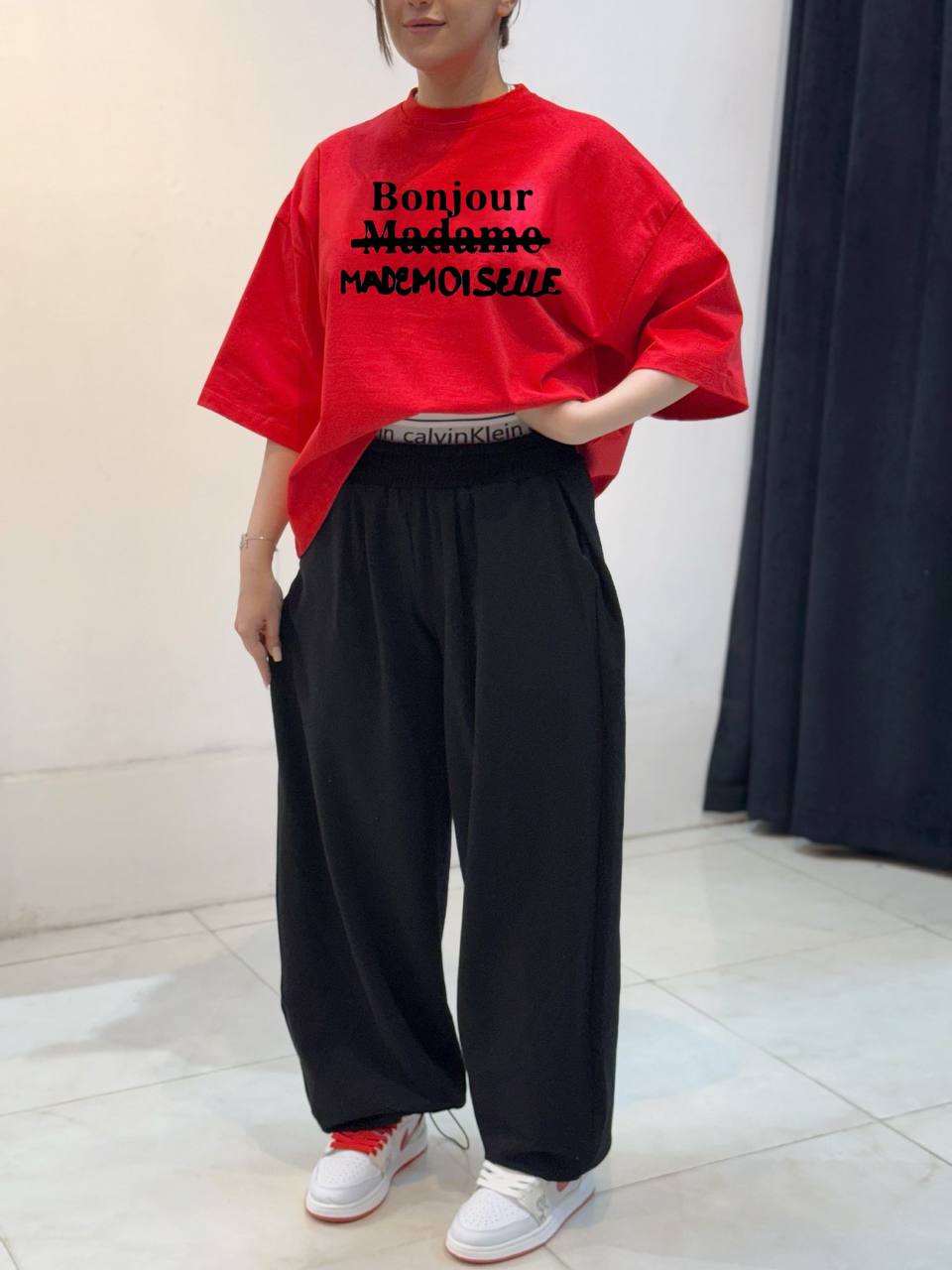 تیشرت باکسی و شلوار جاگر