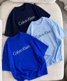 تیشرت باکسی چاپی سامر طرح Calvin Klein (CK)کد ۸۰۳۰۶