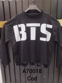 تیشرت bts لانگ اسلیپ زنانه و دخترانه کدA70018