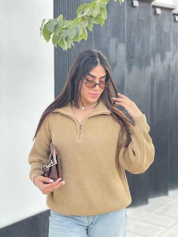 بافتنیم زیپ زنانه و دخترانه پاییزه و زمستانه