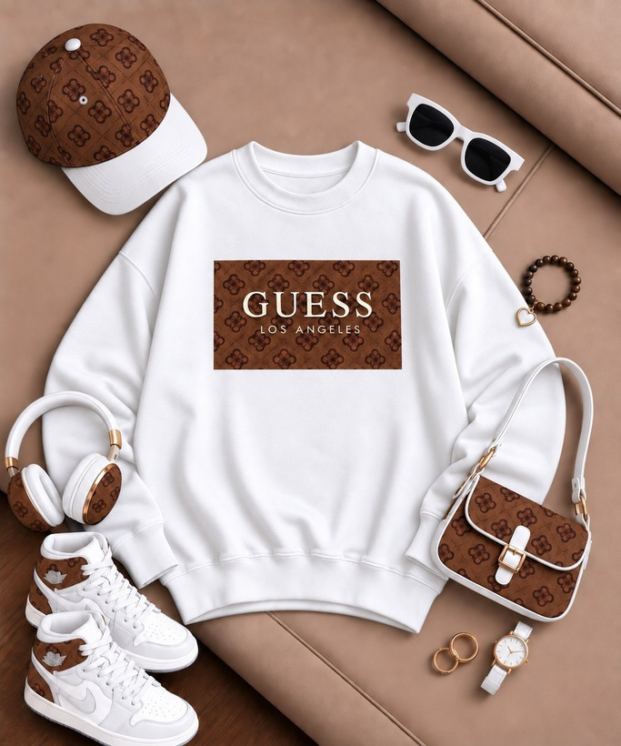 دورس تو کرکی یقه گرد طرح guess کد ۸۰۷۵۸