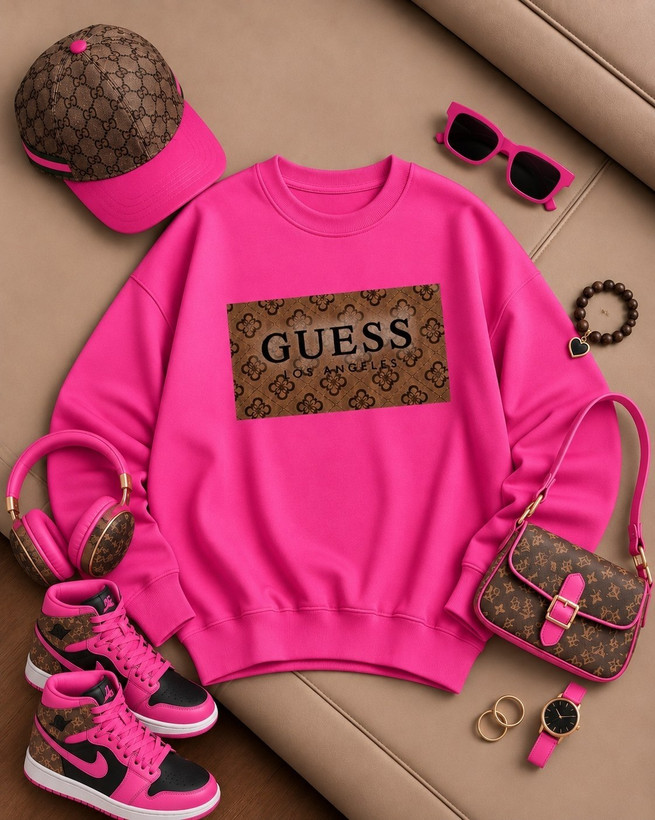 دورس تو کرکی یقه گرد طرح guess کد ۸۰۷۵۸