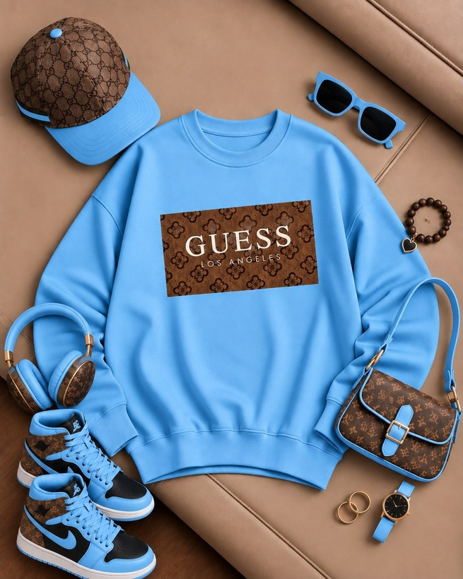 دورس تو کرکی یقه گرد طرح guess کد ۸۰۷۵۸