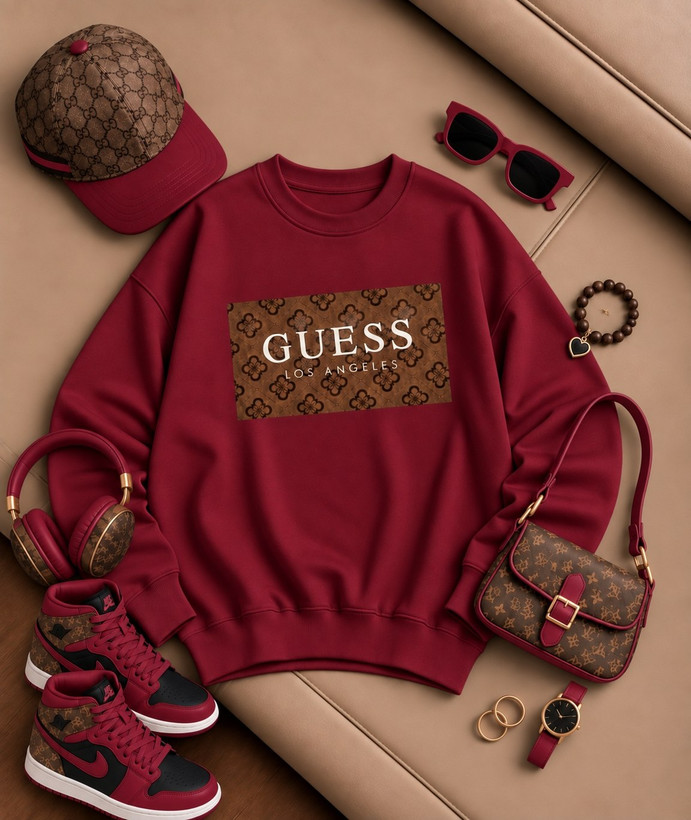 دورس تو کرکی یقه گرد طرح guess کد ۸۰۷۵۸