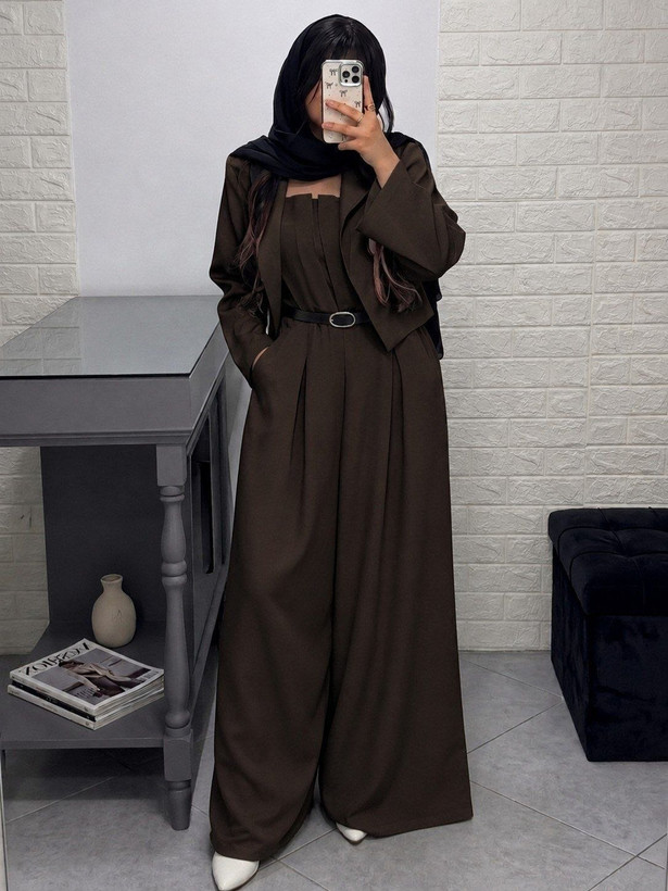 ست جذاب یقه دلبری سایز بزرگ