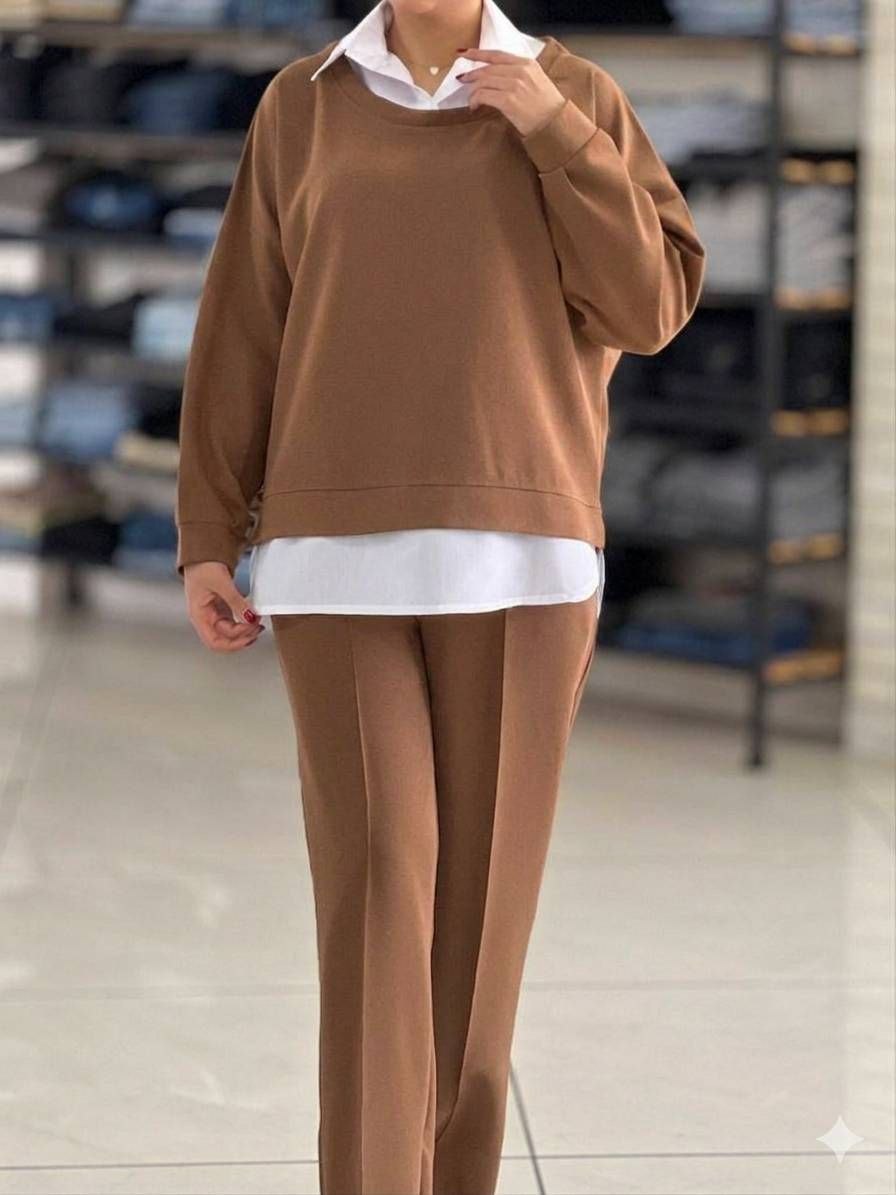 🤎🖤 ست جذاب یقه فیک 😍✨